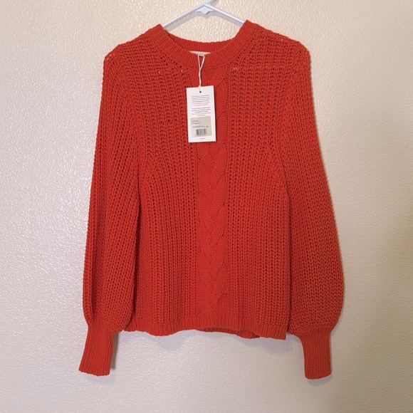 NWT Sezane Jazz Jumper in Orange Size XS - Picture 3 of 7